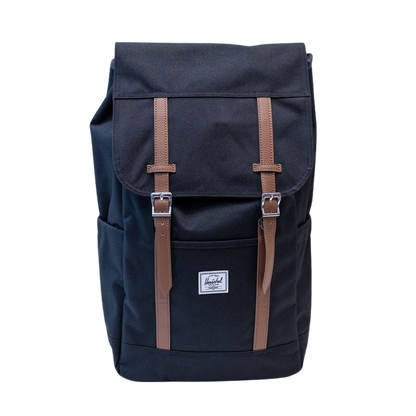 The new version of Herschel Retreat Backpack adds left and right side bags and back cache computer design 20 liters