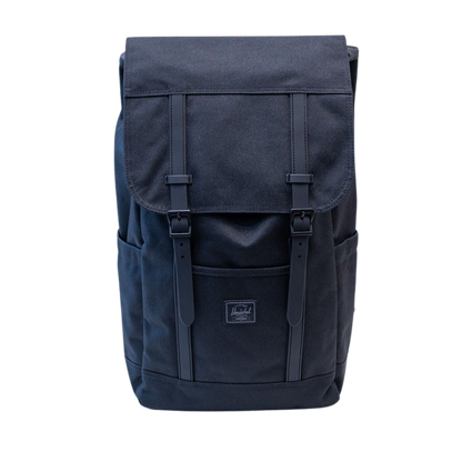 The new version of Herschel Retreat Backpack adds left and right side bags and back cache computer design 20 liters