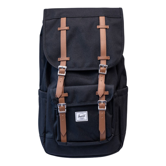 Herschel Little America Backpack 30L backpack schoolbag adds left and right slip pockets and top pockets