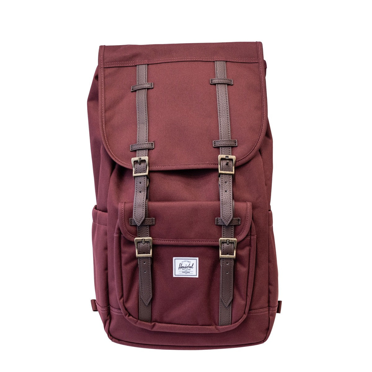 Herschel Little America Backpack 30L backpack schoolbag adds left and right slip pockets and top pockets