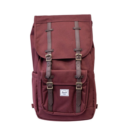 Herschel Little America Backpack 30L backpack schoolbag adds left and right slip pockets and top pockets
