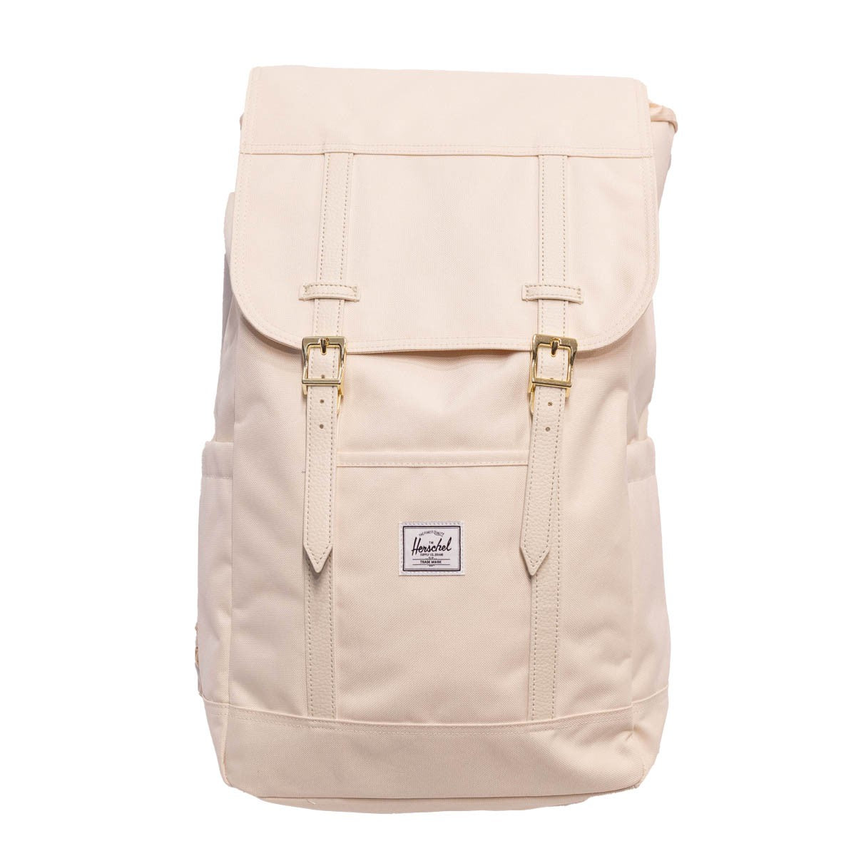 The new version of Herschel Retreat Backpack adds left and right side bags and back cache computer design 20 liters