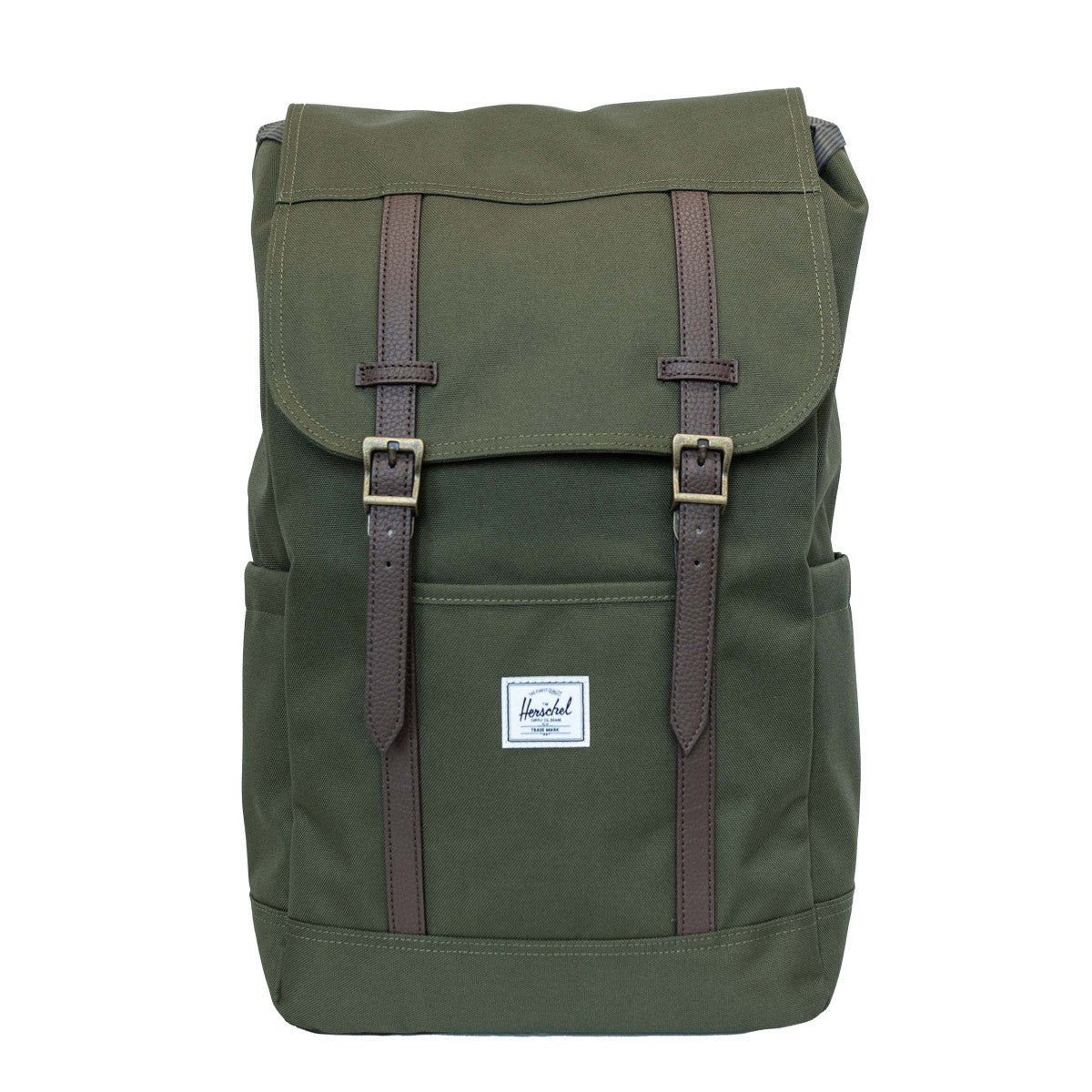 The new version of Herschel Retreat Backpack adds left and right side bags and back cache computer design 20 liters