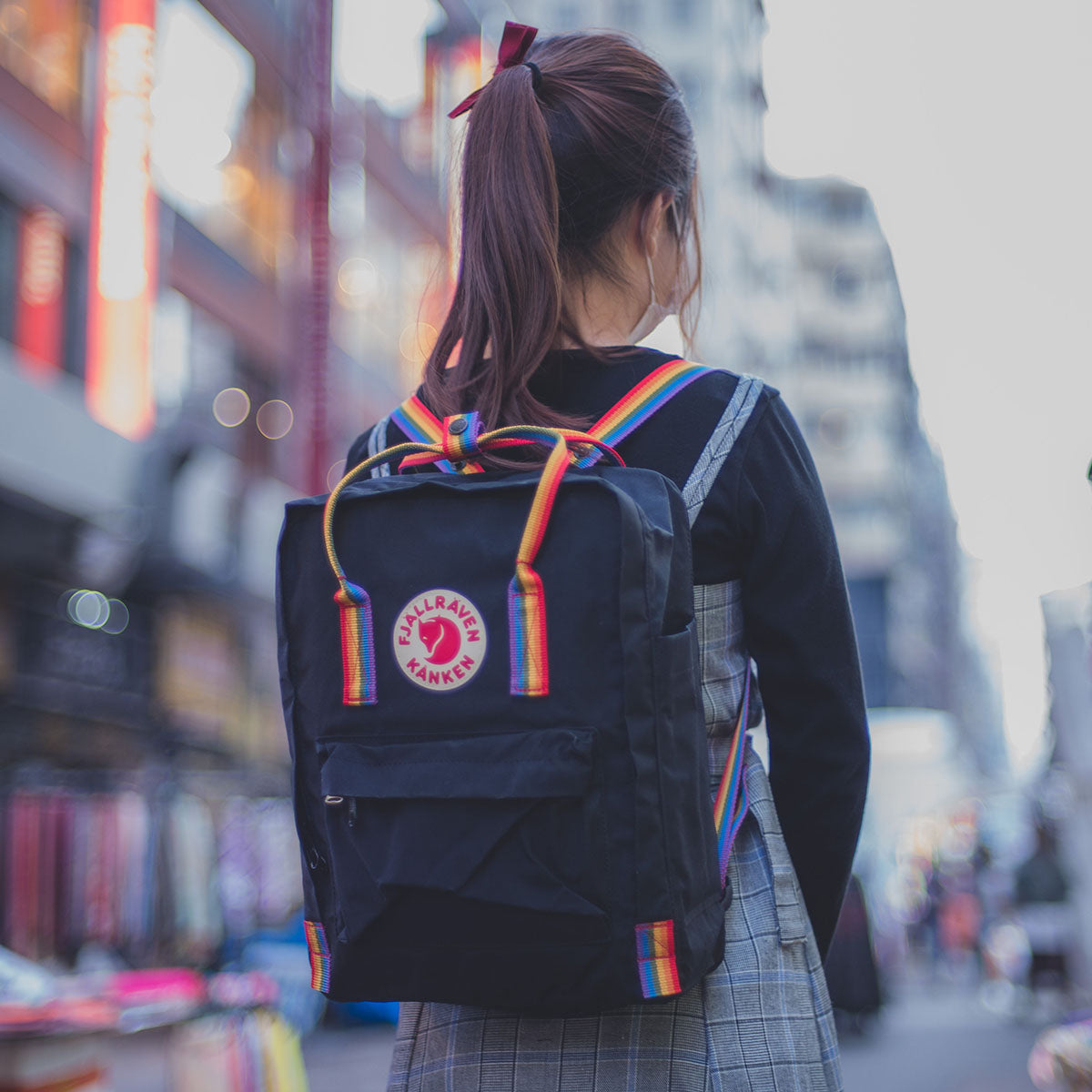 Fjallraven Kanken Rainbow Series 彩虹揹帶 16L 背囊